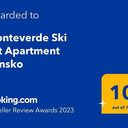 Monteverde Ski Lift Apartment Bansko Ngoại thất bức ảnh